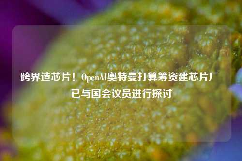 跨界造芯片！OpenAI奥特曼打算筹资建芯片厂 已与国会议员进行探讨