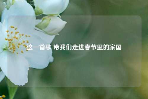 这一首歌 带我们走进春节里的家国