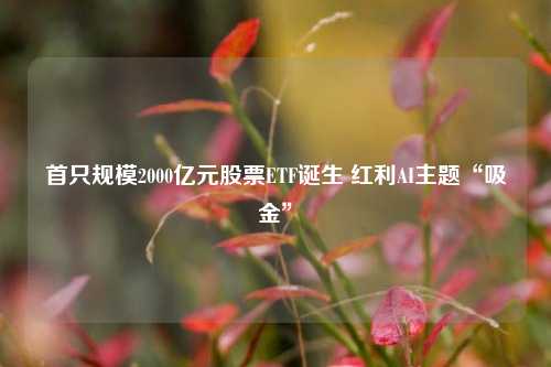 首只规模2000亿元股票ETF诞生 红利AI主题“吸金”