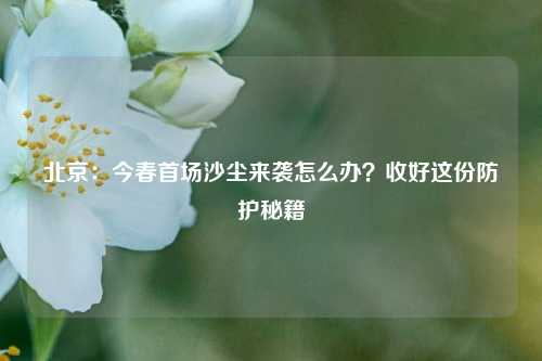 北京：今春首场沙尘来袭怎么办？收好这份防护秘籍