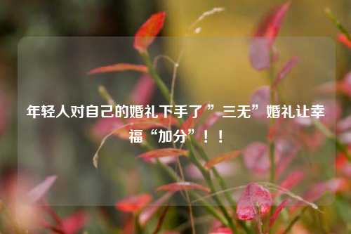 年轻人对自己的婚礼下手了 ”三无”婚礼让幸福“加分”！！